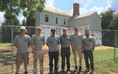 Veterans Stabilize Historic Building on Manassas Battlefield