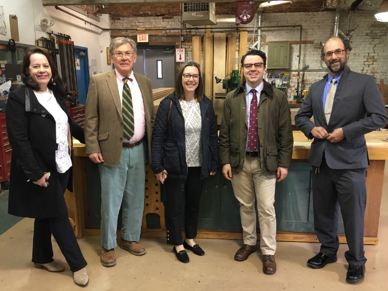 Chairman Jorjani of the Advisory Council on Historic Preservation Tours the Historic Preservation Training Center