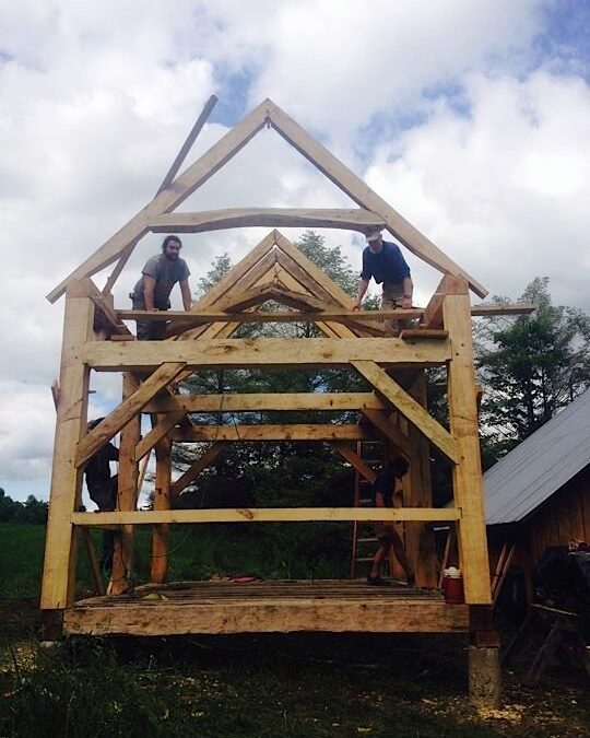 Learn Timber Framing at the Sam Beauford Woodworking Institute